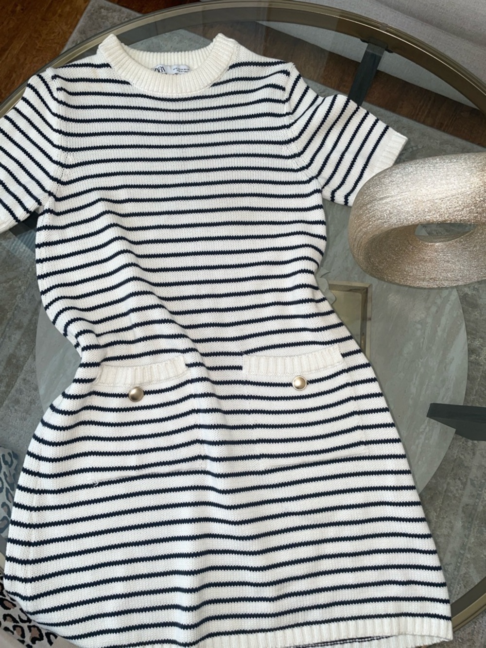 Viral TREND Zara Dress Knitted midi dress chic size M - CC Maritime